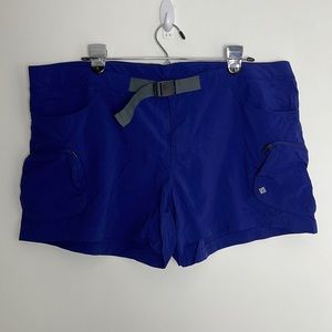 Columbia Womens Athletic Hiking Shorts Pockets Size XL